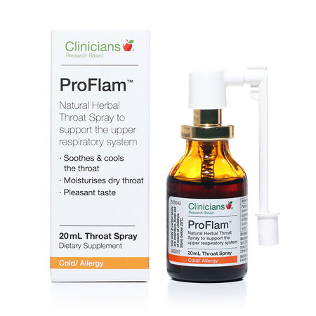 CLINICIANS PROFLAM THROAT SPRAY 20 mL