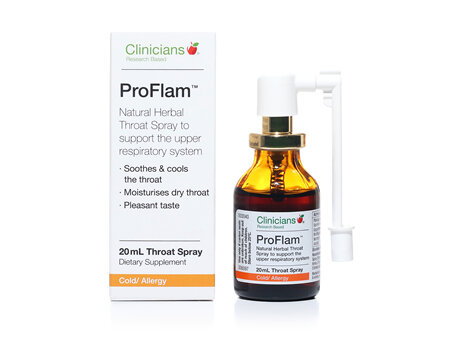 CLINICIANS PROFLAM THROAT SPRAY 20 mL