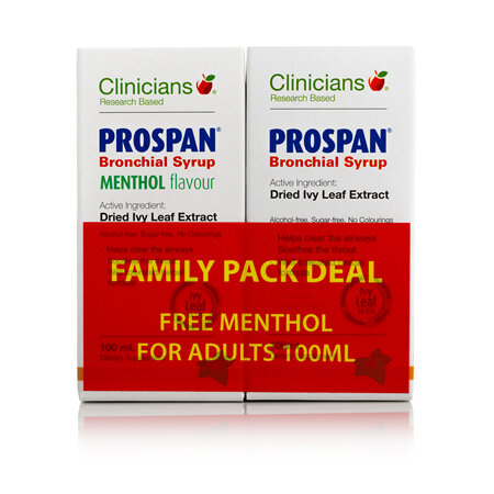 CLINICIANS PROSPAN 100mL & MENTHOL 100mL BAND