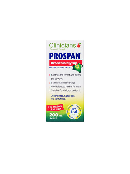 CLINICIANS PROSPAN BRONCHIAL SYRUP 200 mL