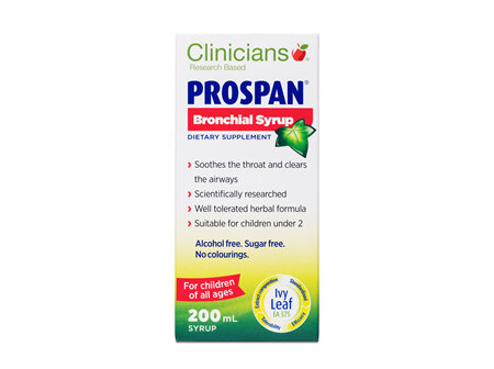 CLINICIANS PROSPAN BRONCHIAL SYRUP 200 mL