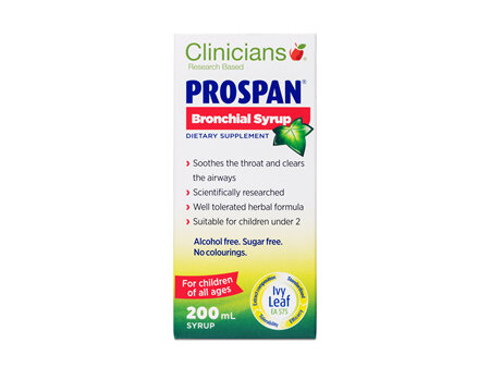 CLINICIANS PROSPAN BRONCHIAL SYRUP 200 mL