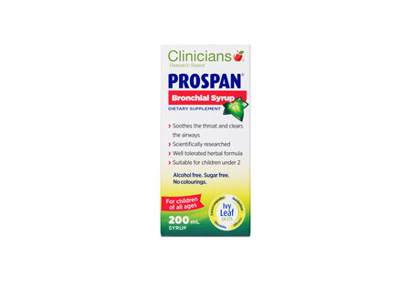 CLINICIANS PROSPAN BRONCHIAL SYRUP 200 mL