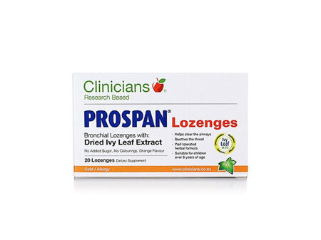 Clinicians Prospan Lozenges 2x20pk