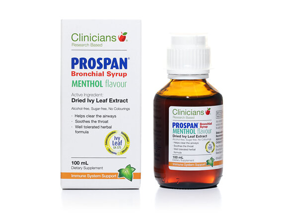 CLINICIANS PROSPAN MENTHOL SYRUP 100 mL