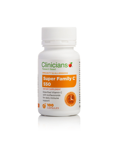 CLINICIANS SUPER FAMILY C 550 CAPS 100