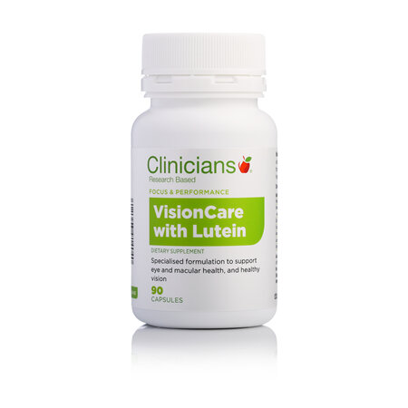 CLINICIANS VISIONCARE W/LUTEIN CAPS 90