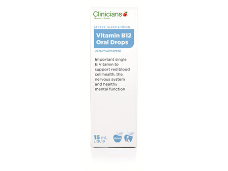 CLINICIANS VITAMIN B12 ORAL SLN 15 mL