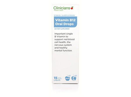 Clinicians Vitamin B12 Oral Solution 15mL