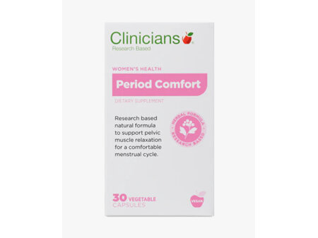 Clinicians  Women health period comfort 30 caps