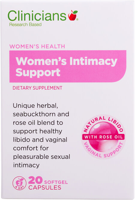 Clinicians Womens Intimacy Support Caps 20