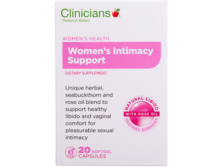 Clinicians Womens Intimacy Support Caps 20