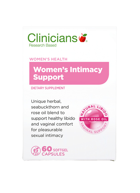 CLINICIANS WOMENS INTIMACY SUPPORT CAPS 60