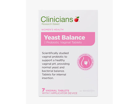 Clinicians Yeast Balance 7 Vaginal tablets