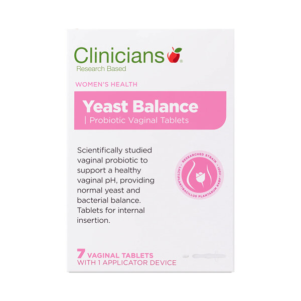 Clinicians Yeast Balance 7 Vaginal tablets