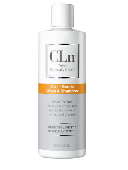 CLN®  2-in-1 Gentle Wash and Shampoo - 240 ml