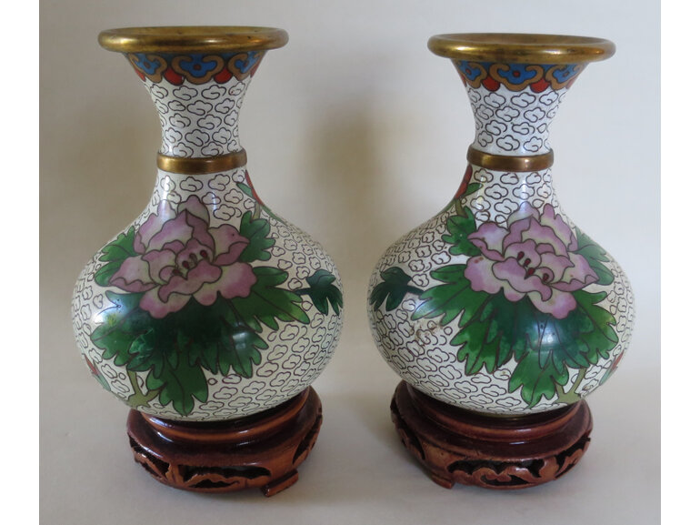 Cloisonne vase