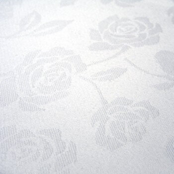 Cloth Damask Square White 180cm