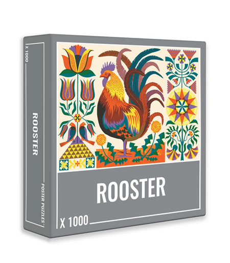 Cloudberries 1000 Piece Jigsaw Puzzle:  Roosters