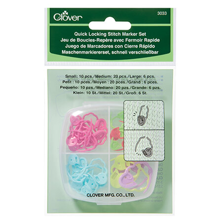 Clover Locking Stitch Marker Quick - Set