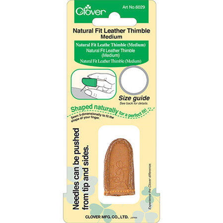 Clover Thimble - Natural Fit Leather