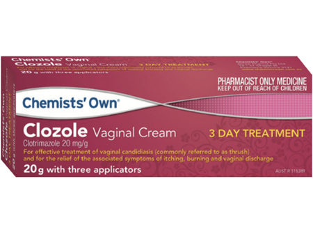 CO Clozole Vaginal Cream 3 Day Treatment