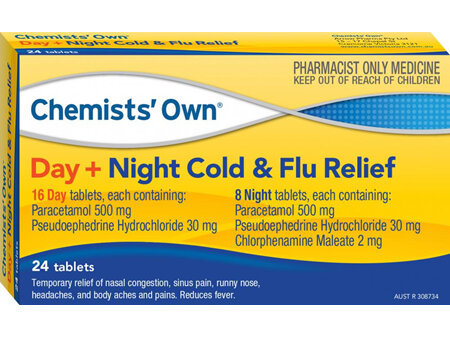 CO Cold & Flu Day/Night 24 Tablets