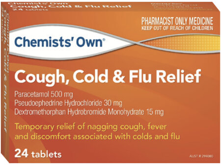 CO Cough, Cold & Flu 24 Tablets