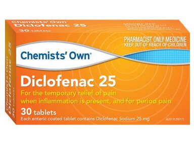 CO Diclofenac 25 Tablets 30