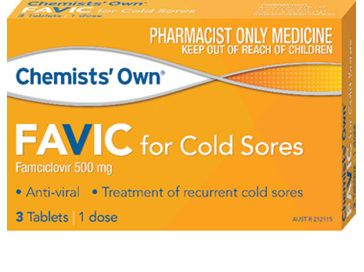 CO Favic for Cold Sores Tablets 3