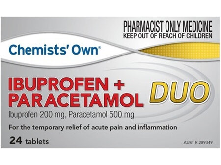 CO Ibuprofen + Paracetemol Duo 24 Tablets