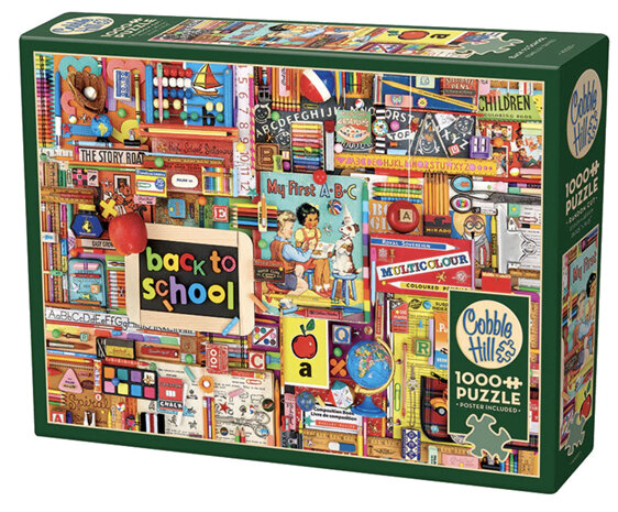 Cobble Hill 1000 Piece Jigsaw Puzzle Back To School  www.puzzlesnz.co.nz