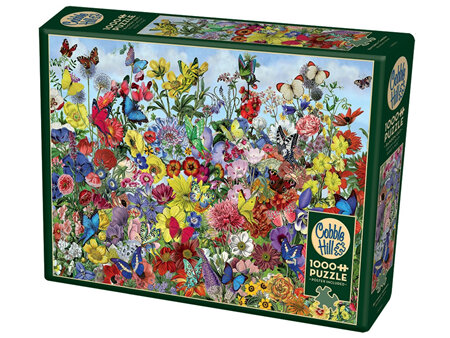 Cobble Hill 1000 Piece Jigsaw Puzzle: Butterfly Garden