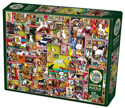 Cobble Hill 1000 Piece Jigsaw Puzzle: Dogtown