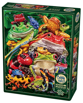 Cobble Hill 1000 Piece Jigsaw Puzzle: Frog Business