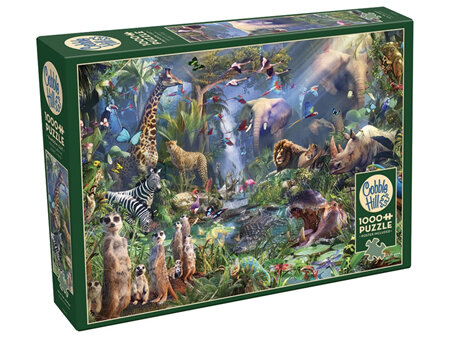 Cobble Hill 1000 Piece Jigsaw Puzzle: Into The Jungle