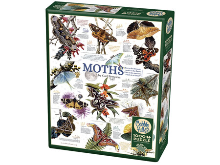 Cobble Hill 1000 Piece Jigsaw Puzzle: Moth Collection