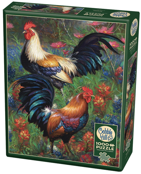 Cobble Hill 1000 Piece Jigsaw Puzzle: Roosters
