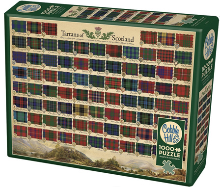 Cobble Hill 1000 Piece Jigsaw Puzzle: Tartans Of Scotland