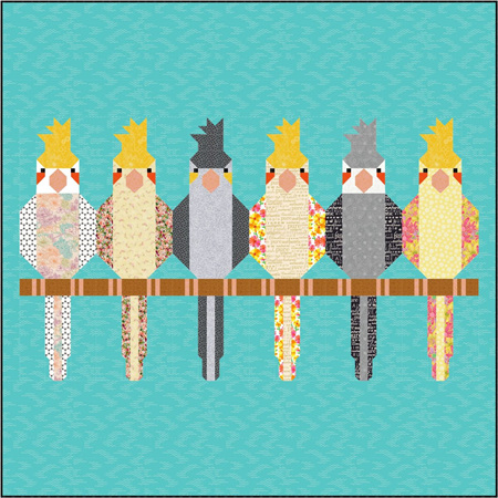 Cockatiels Quilt Pattern from Sew Fresh Quilts
