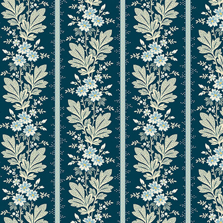 Cocoa Blue Magnolia Indigo A-728-B