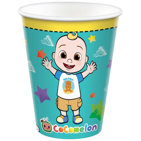 Cocomelon cups x 8