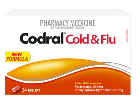 Codral Cold & Flu Codeine Free - 24Tabs