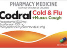 CODRAL Cold & Flu Mucus Cough 48 Capsules Paracetamol Phenylephrine  Guaphenesin