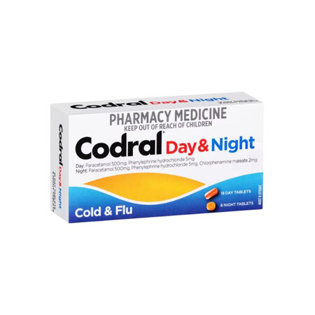 Codral Day Night Tablets 24s