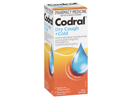 CODRAL DRY COUGH & COLD 200ML