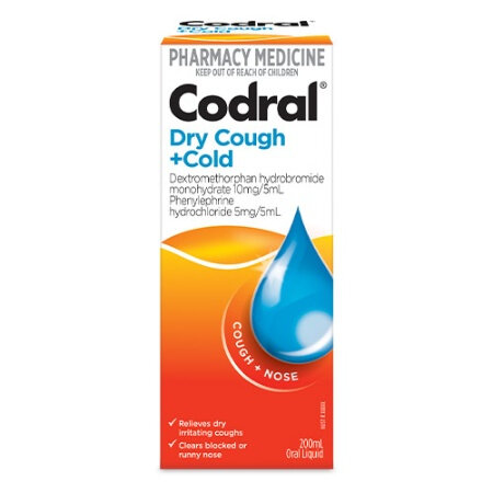 CODRAL DRY COUGH & COLD 200ML