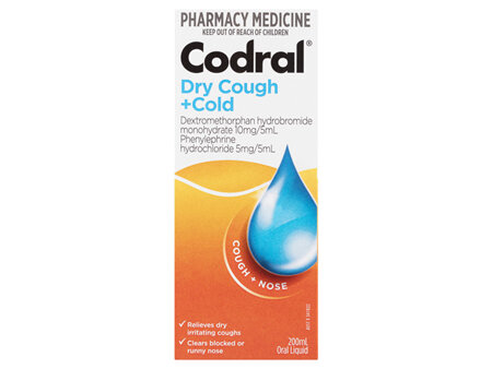 CODRAL DRY COUGH&COLD 200ML