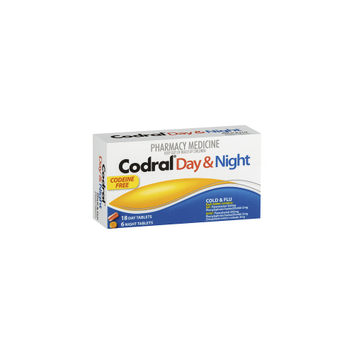 CODRAL PE Day & Night C.F. Tabs 24 - Devon West Pharmacy Shop