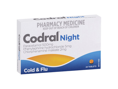 Codral PE Night Tablet 24